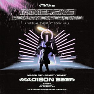 A Groundbreaking Virtual Concert Performance From Madison Beer, Sony Music and Verizon Coming to TikTok