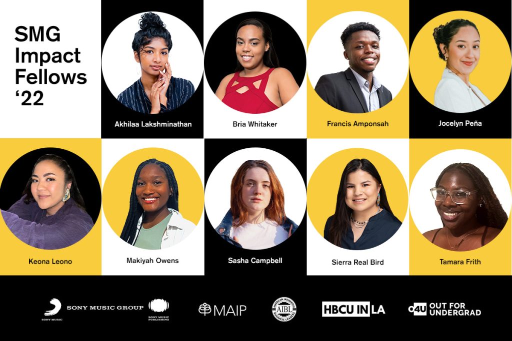 Sony Music Group Welcomes Second Cohort of SMG Impact Fellows