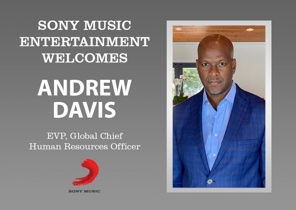 Sony Music Entertainment Appoints Andrew Davis Executive Vice President and Global Chief Human Resources Officer