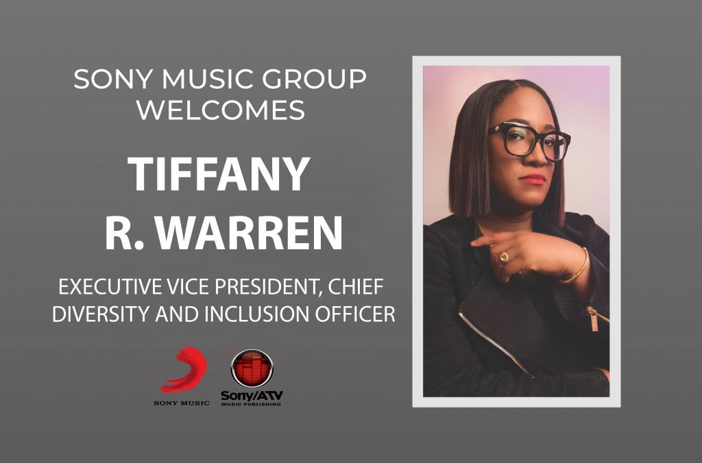 Sony Music Group Appoints Tiffany R. Warren Executive Vice President, Chief Diversity and Inclusion Officer