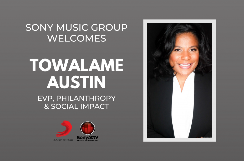 Sony Music Group Names Towalame Austin EVP, Philanthropy And Social Impact
